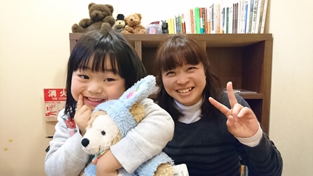 Aちゃん　3歳とお母さん